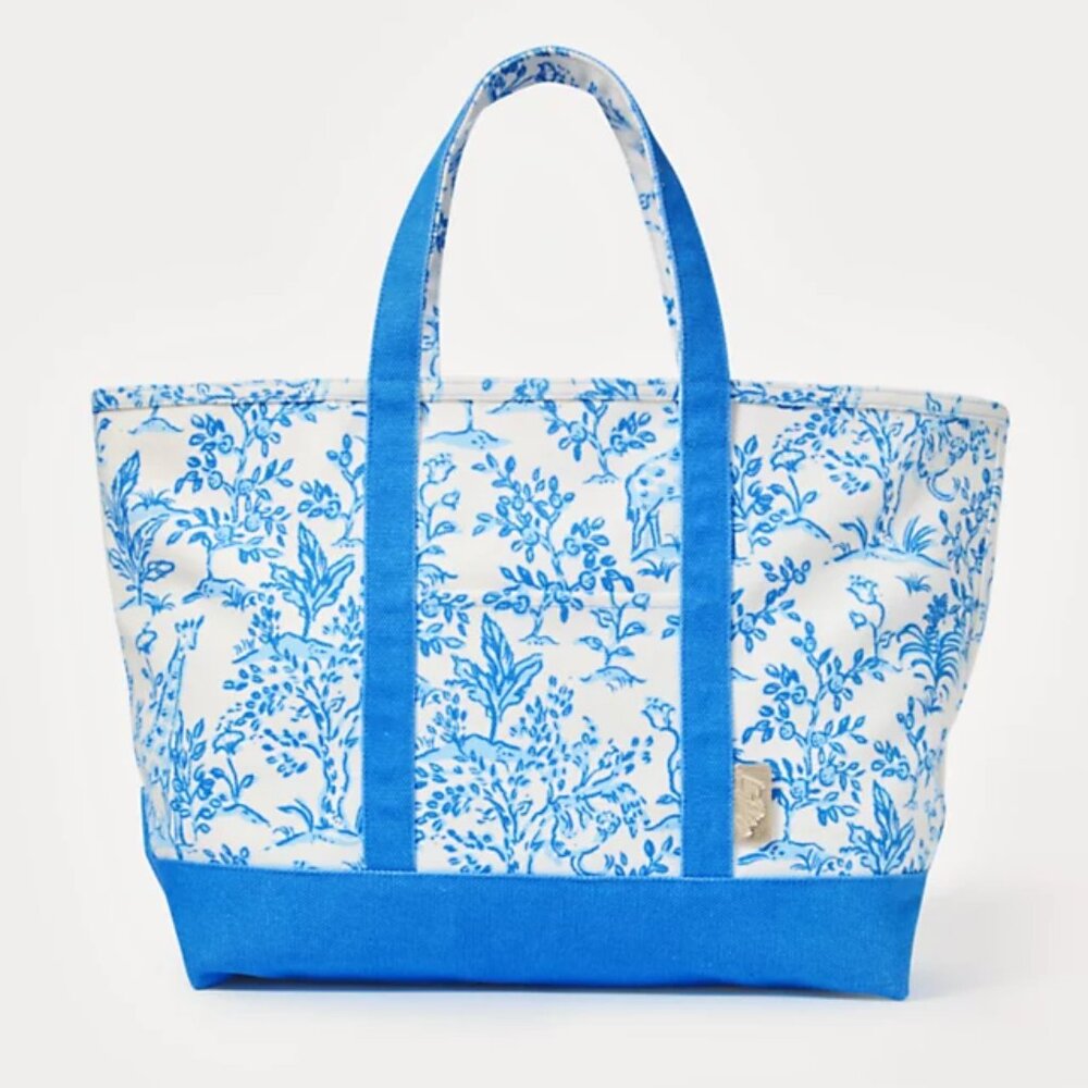 Lilly Pulitzer Canvas Beach Tote